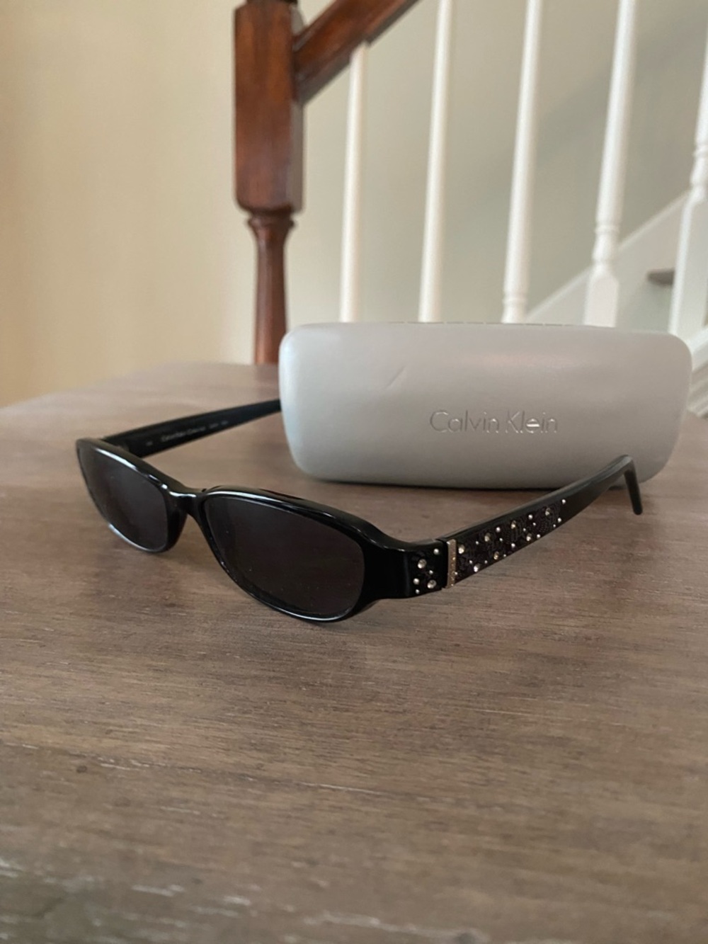CALVIN KLEIN COLLECTION 667R Glasses Frames Italy 53-15-130 Black w/ Case